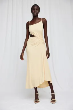 Significant Other Roisin Midi Dress Yellow Size XS / Au 6 for rent on The Volte - image 1