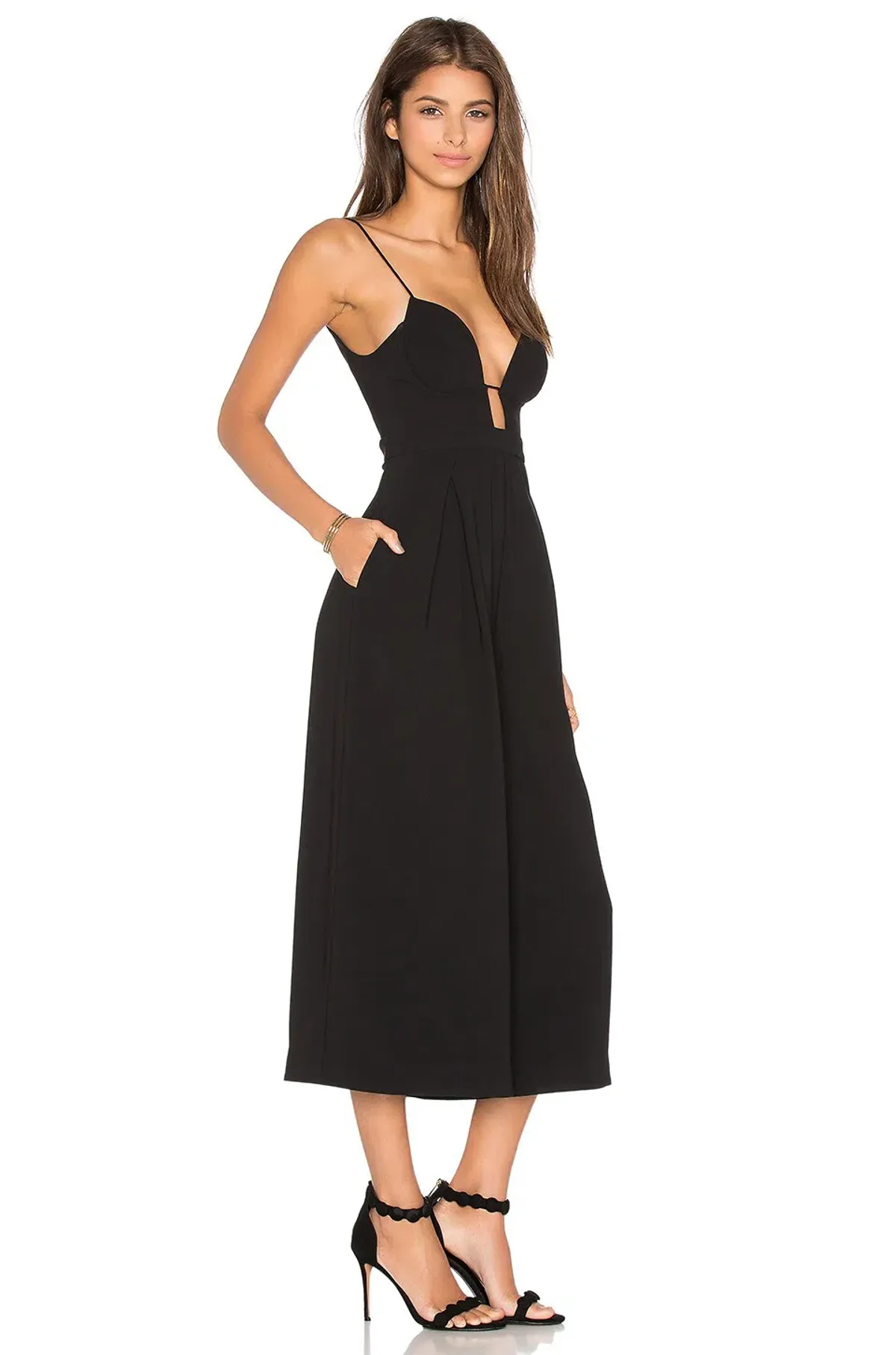 Zimmermann Crepe Underwire Jumpsuit Black Size AU 12 - Image 2