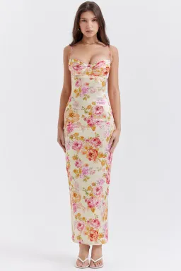 House Of CB Josefina Maxi Dress  Floral  Size M / 10 for rent on The Volte - image 1