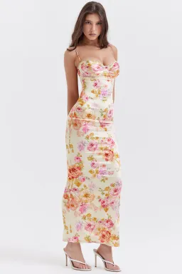 House Of CB Josefina Maxi Dress  Floral  Size M / 10 for rent on The Volte - image 4
