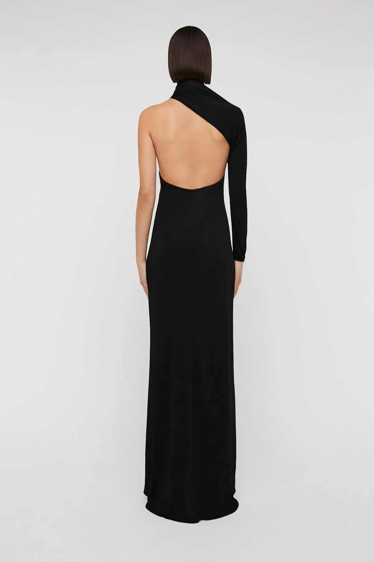Scanlan Theodore Italian Knit Gown Black Size 8 - Image 3
