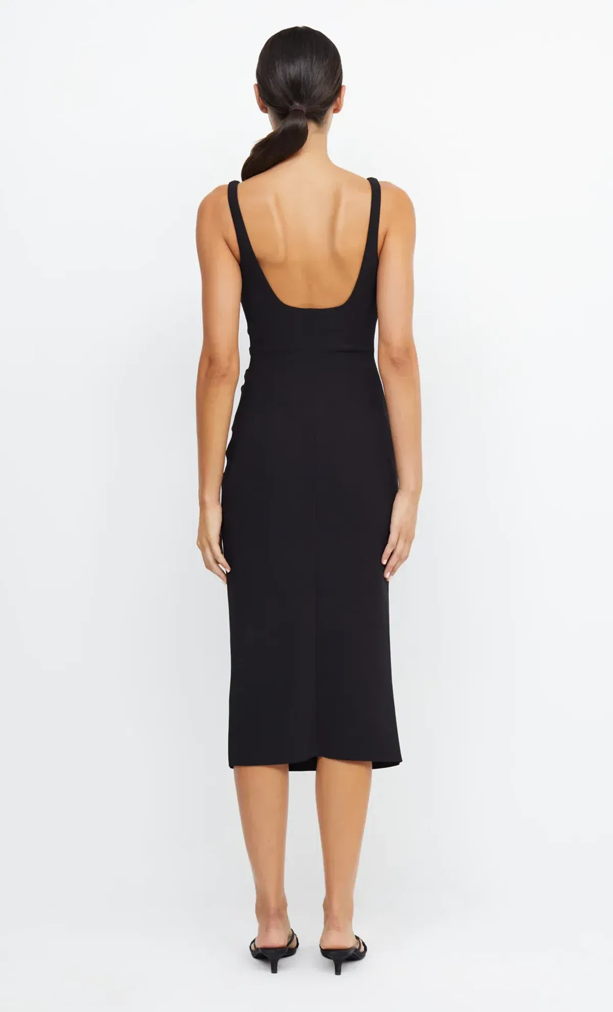Bec & Bridge Be Mine Square Neck Dress Black Size AU 10 - Image 4