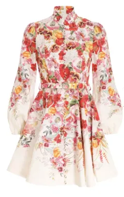 Zimmermann Wonderland Buttoned Mini Multi Size 1 / Size AU 10 for rent on The Volte - image 3