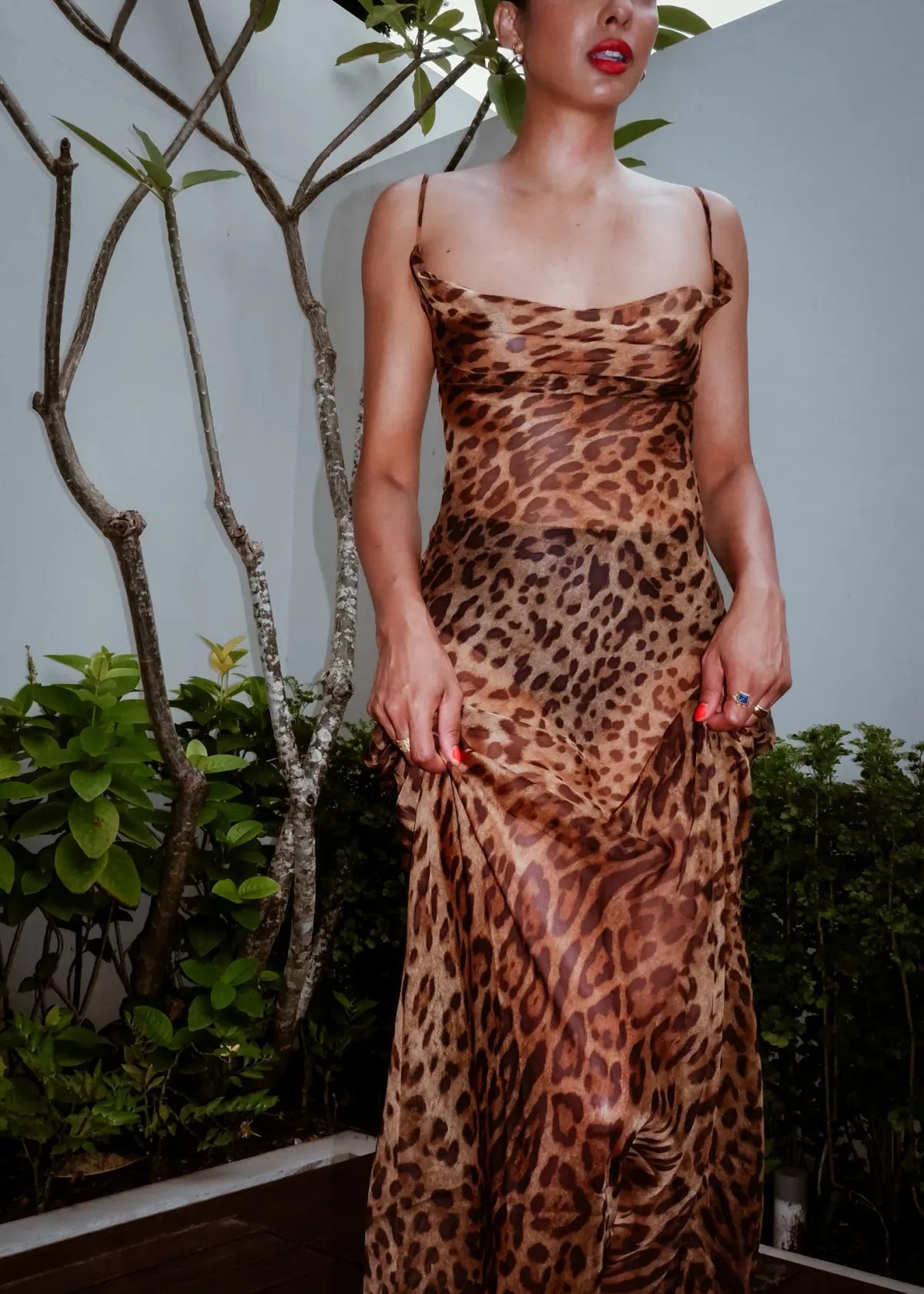Rat & Boa Valentina Maxi Dress Brown Size AU 6 - Image 2