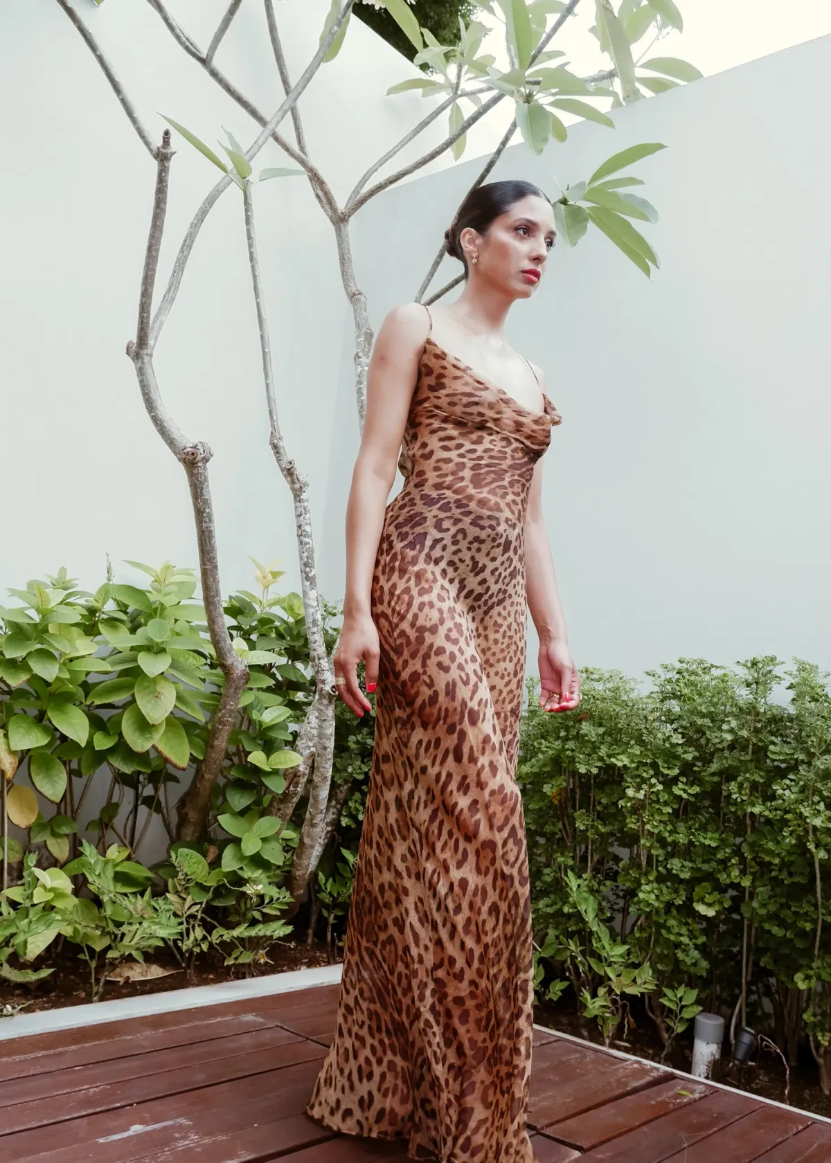 Rat & Boa Valentina Maxi Dress Brown Size AU 6 - Image 4