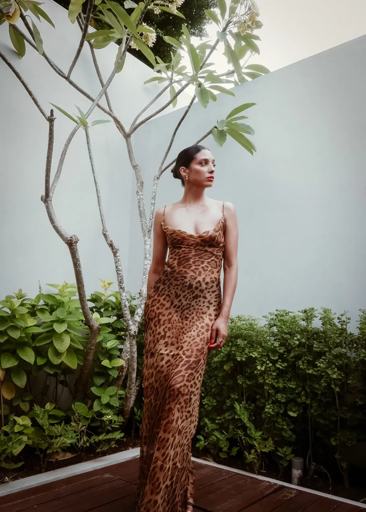 Rat & Boa Valentina Maxi Dress Brown Size AU 6 - Image 3