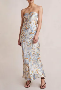 Bec & Bridge Stella Strapless Dress Floral Size 10 for rent on The Volte - image 1