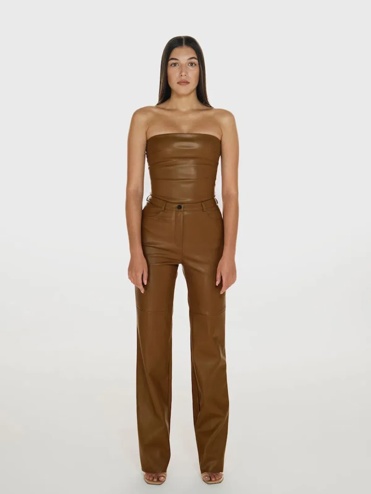 Cult Naked Choco Killa Bundle Bandeau and Trousers Set Brown Size S / Au 8 - Image 1