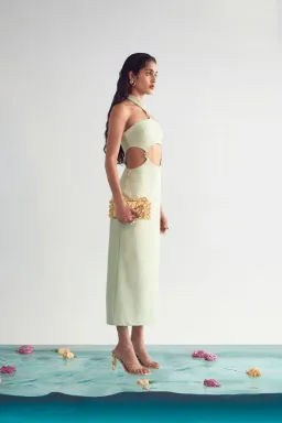 Cult Gaia Olivia Dress Green Size S/AU 8 for rent on The Volte - image 2