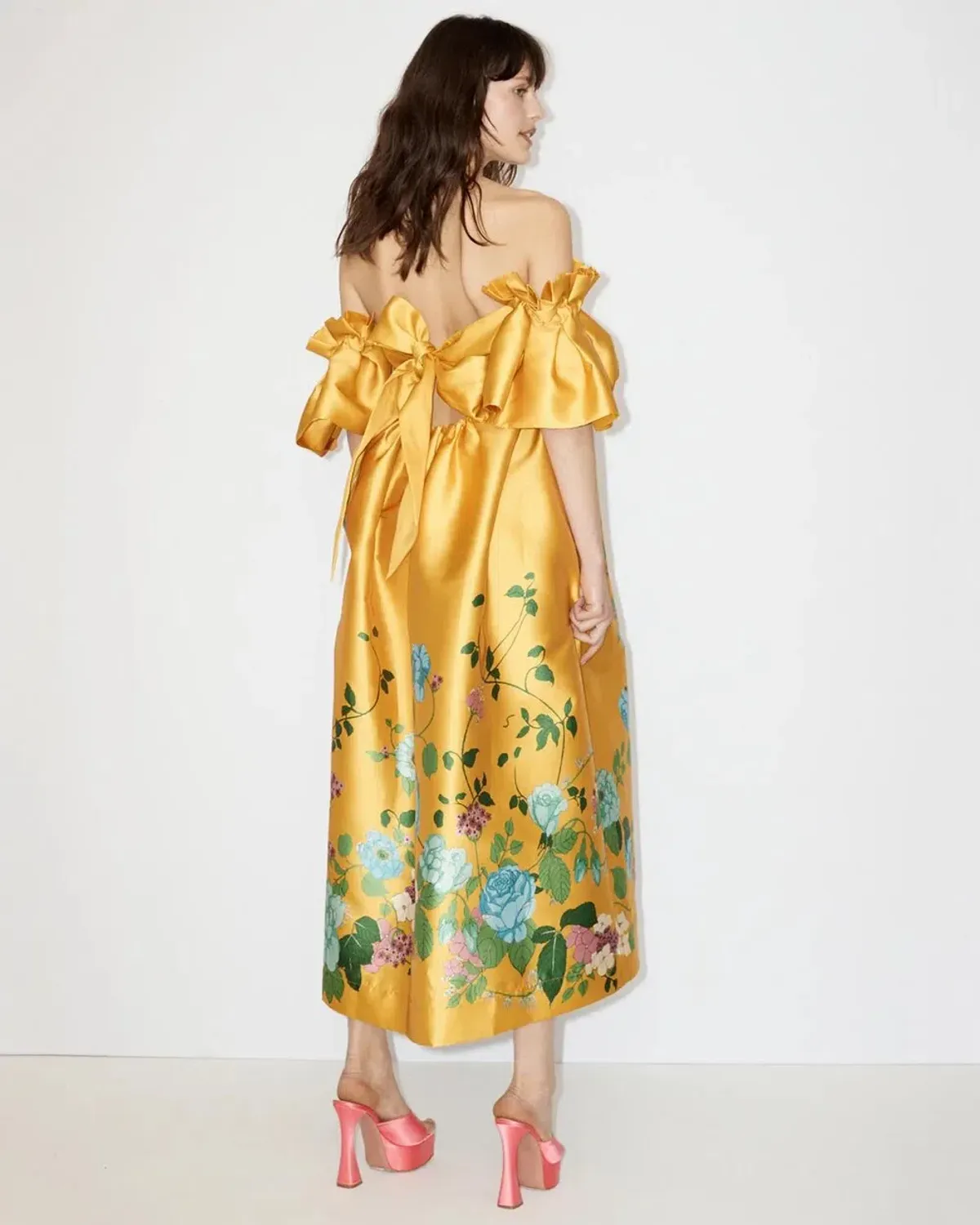 Alemais Dana Midi Dress Marigold Size 12 - Image 1
