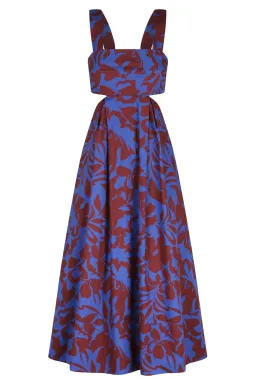 Shona Joy Catia Cut Out Midi Dress Catia Print  Size 12 for rent on The Volte - image 3