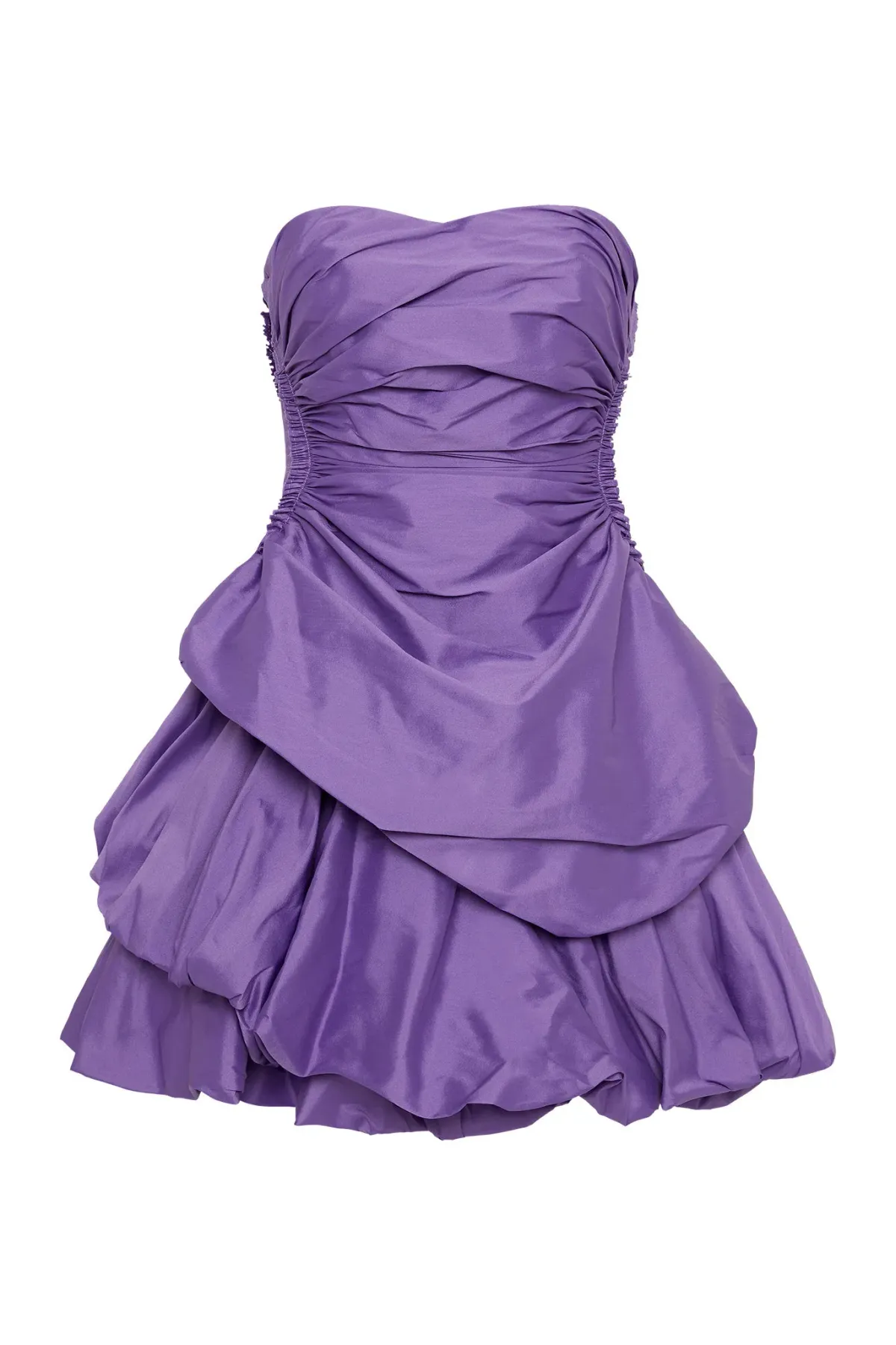 Aje Daybreak Strapless Mini Dress Deep Violet Size 8 - Image 5