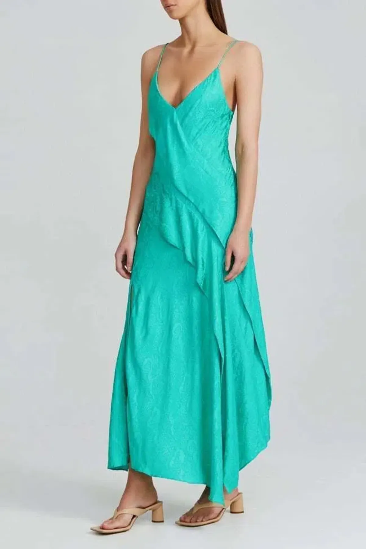 Acler Godwick Dress in Electric Green Size 12 - Image 1