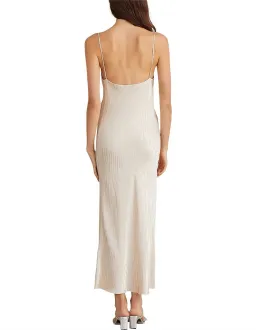 Bec & Bridge Kat Cowl Midi Dress in Cream Zebra Jacquard Size 8 for rent on The Volte - image 3