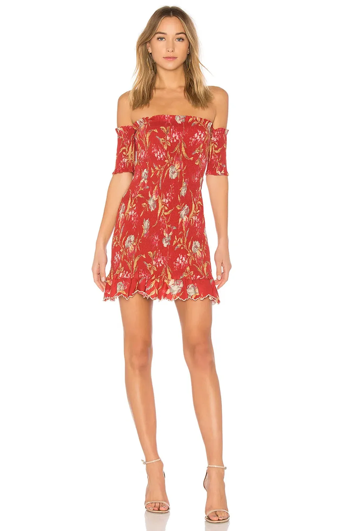 Zimmermann Corsair Mini Dress Floral Size 1/Au 10 - Image 1