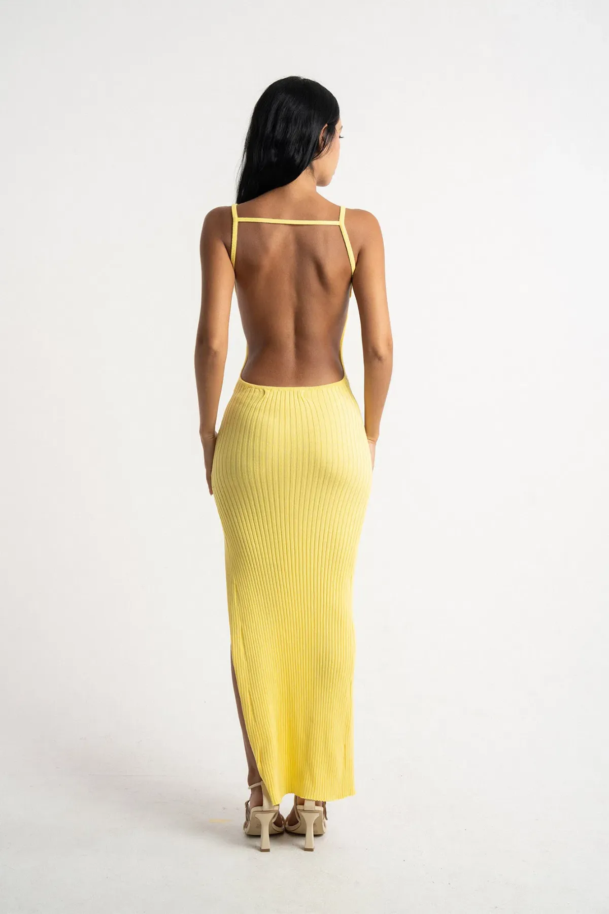 Isabelle Quinn Millie Maxi Dress Yellow Size 10  - Image 3