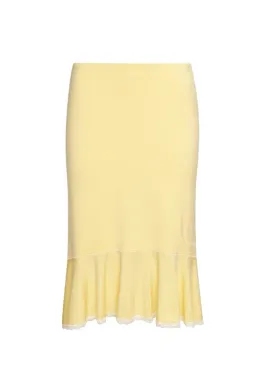 Danielle Guizio Dainty Lace Set Yellow Size 8  for rent on The Volte - image 4