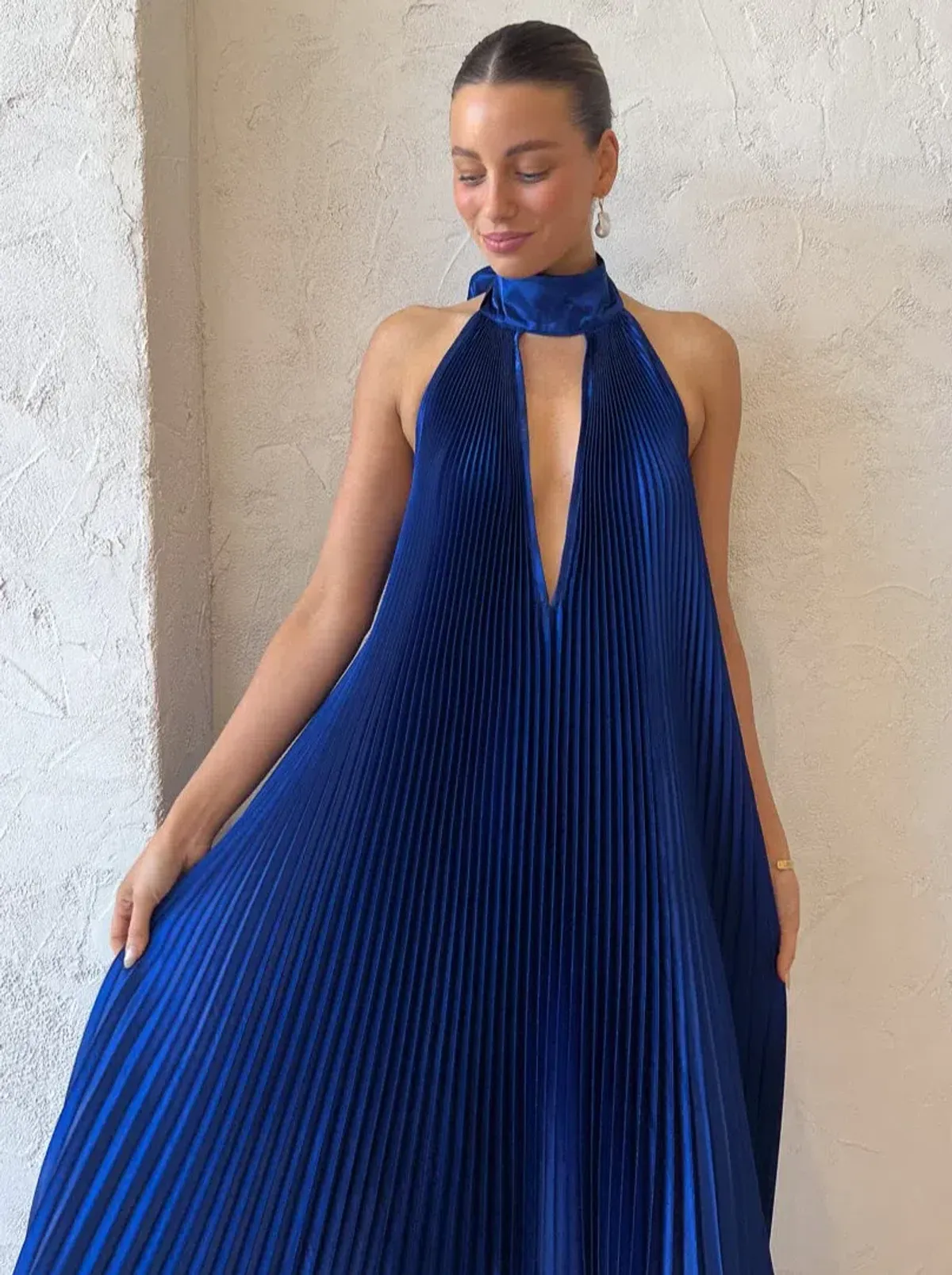 L'Idee Opera Gown in Regal Blue Size 10 / M - Image 2