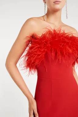 Rebecca Vallance Scarlett Gown Red Size 8 for rent on The Volte - image 6