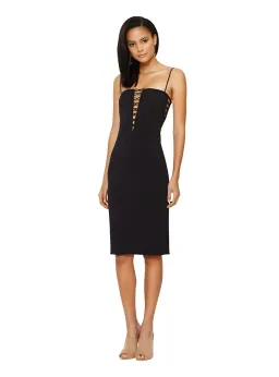 Bec & Bridge Metamorphic Plunge Dress in Black Size AU 8 for rent on The Volte - image 1