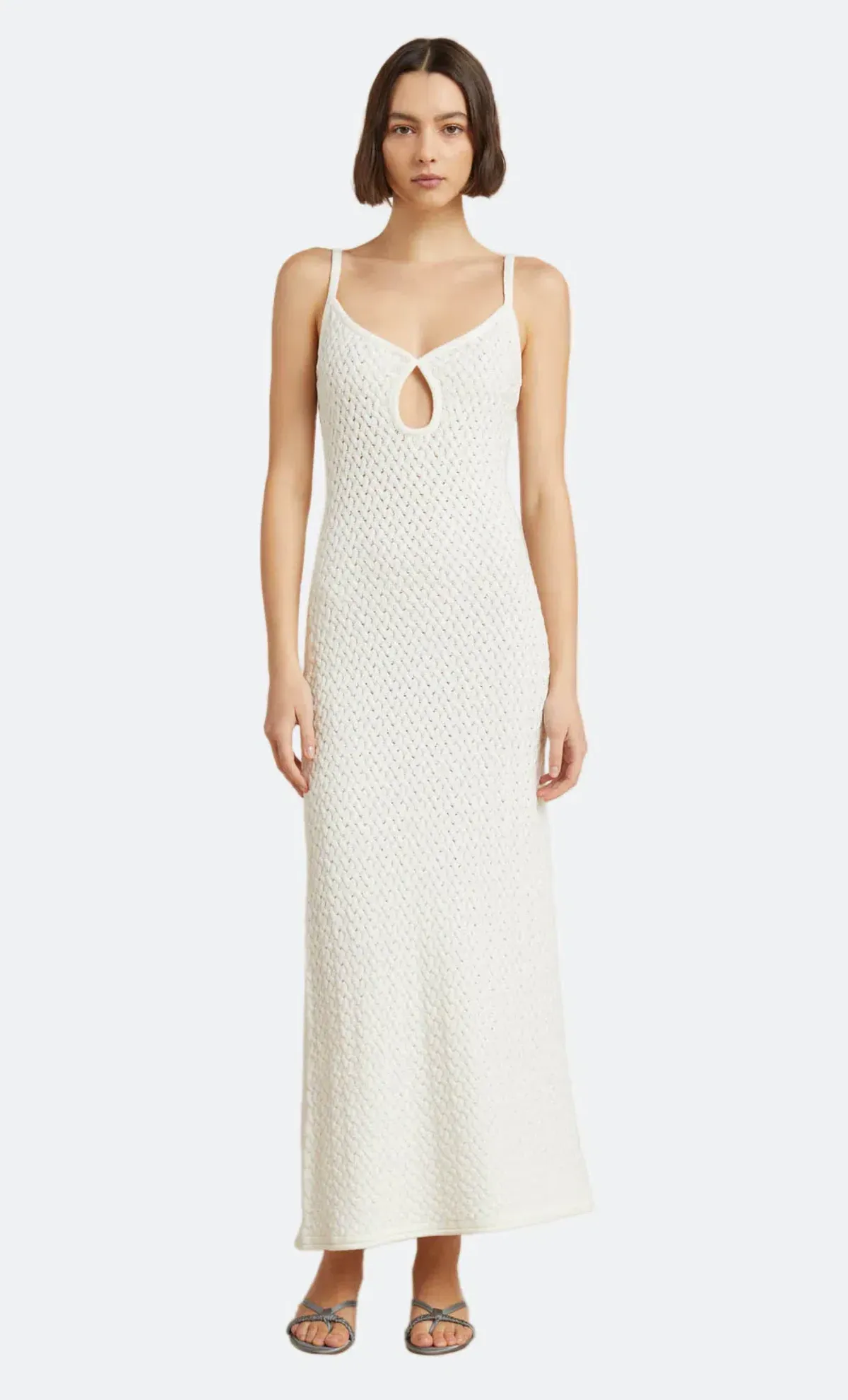 Bec & Bridge Effie Knit Key Dress Ivory Size 8 - Image 5
