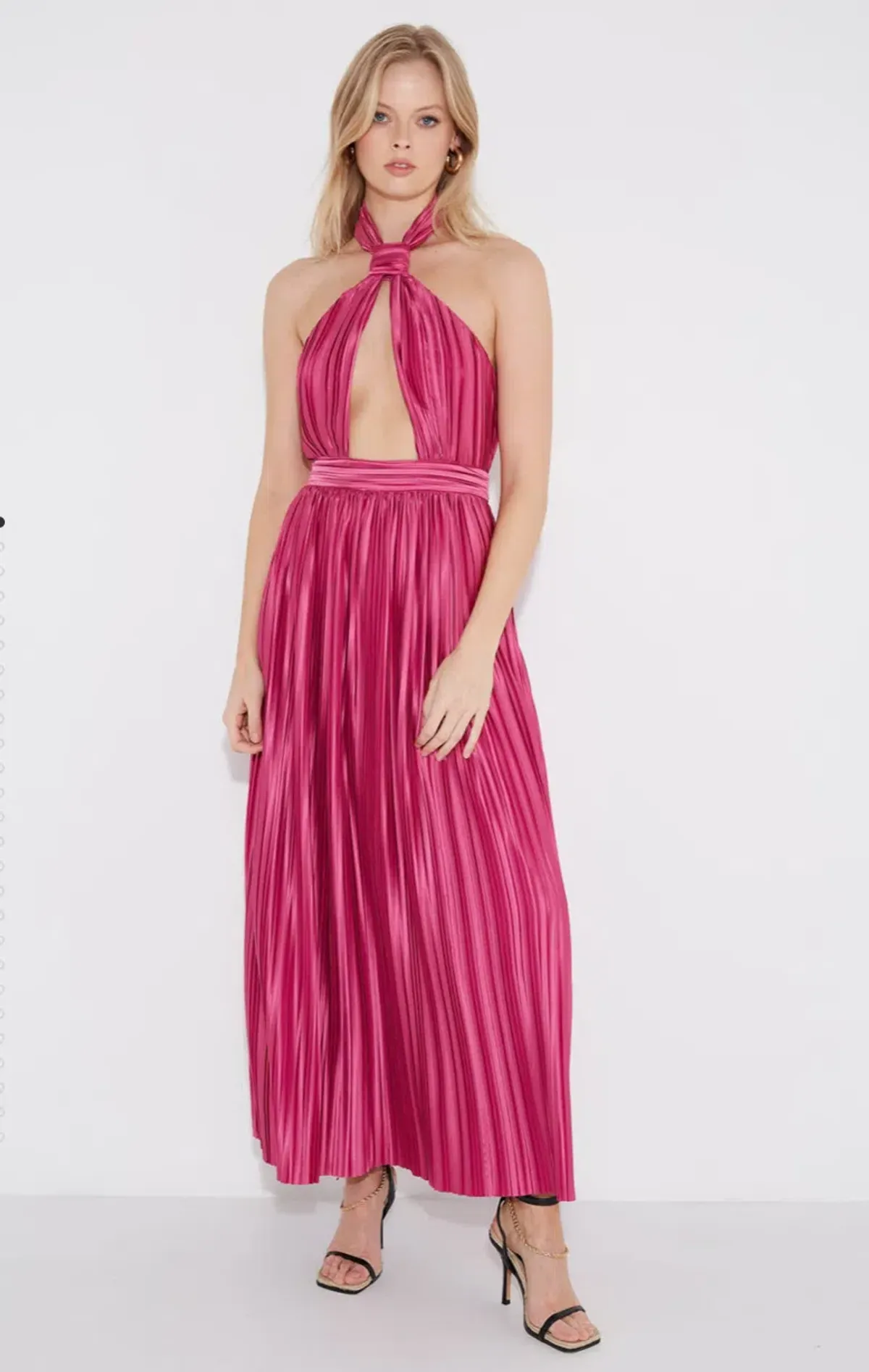 Sonya Moda Sana Dress Fuchsia Size 8 - Image 2