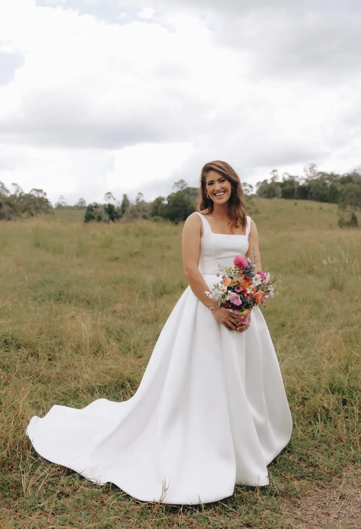 Arietta Australia Maddie Mikado Wedding Gown Size 8 - Image 1