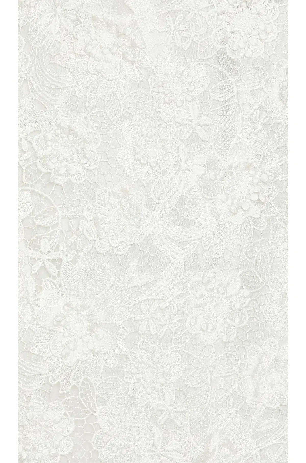 Zimmermann Raie Lace Flower Mini Dress Ivory Size 0/AU 8 - Image 4