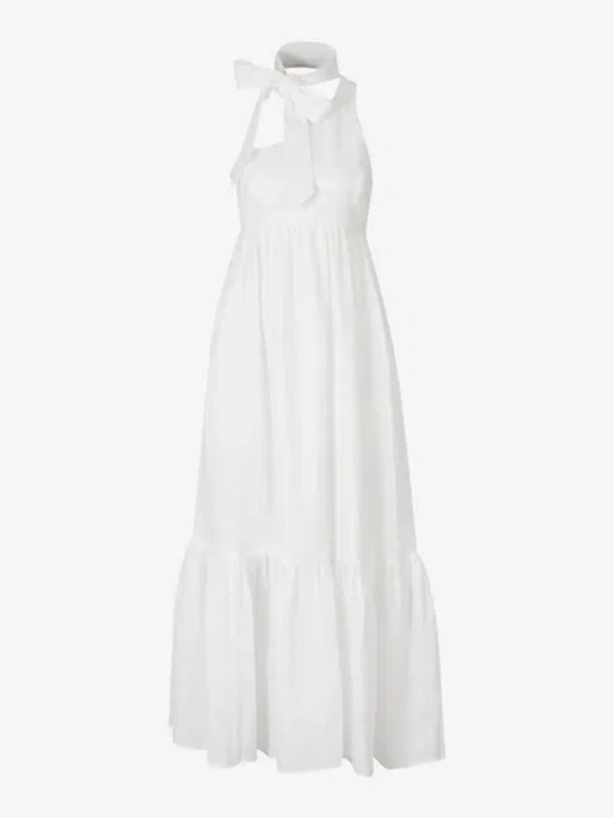 Zimmermann Juliette One Shoulder White Maxi Dress White Size 0 /AU 6 - Image 5