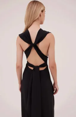Bianca Spender Black Silk CDC Ascendant Gown Black Size 8 for rent on The Volte - image 2