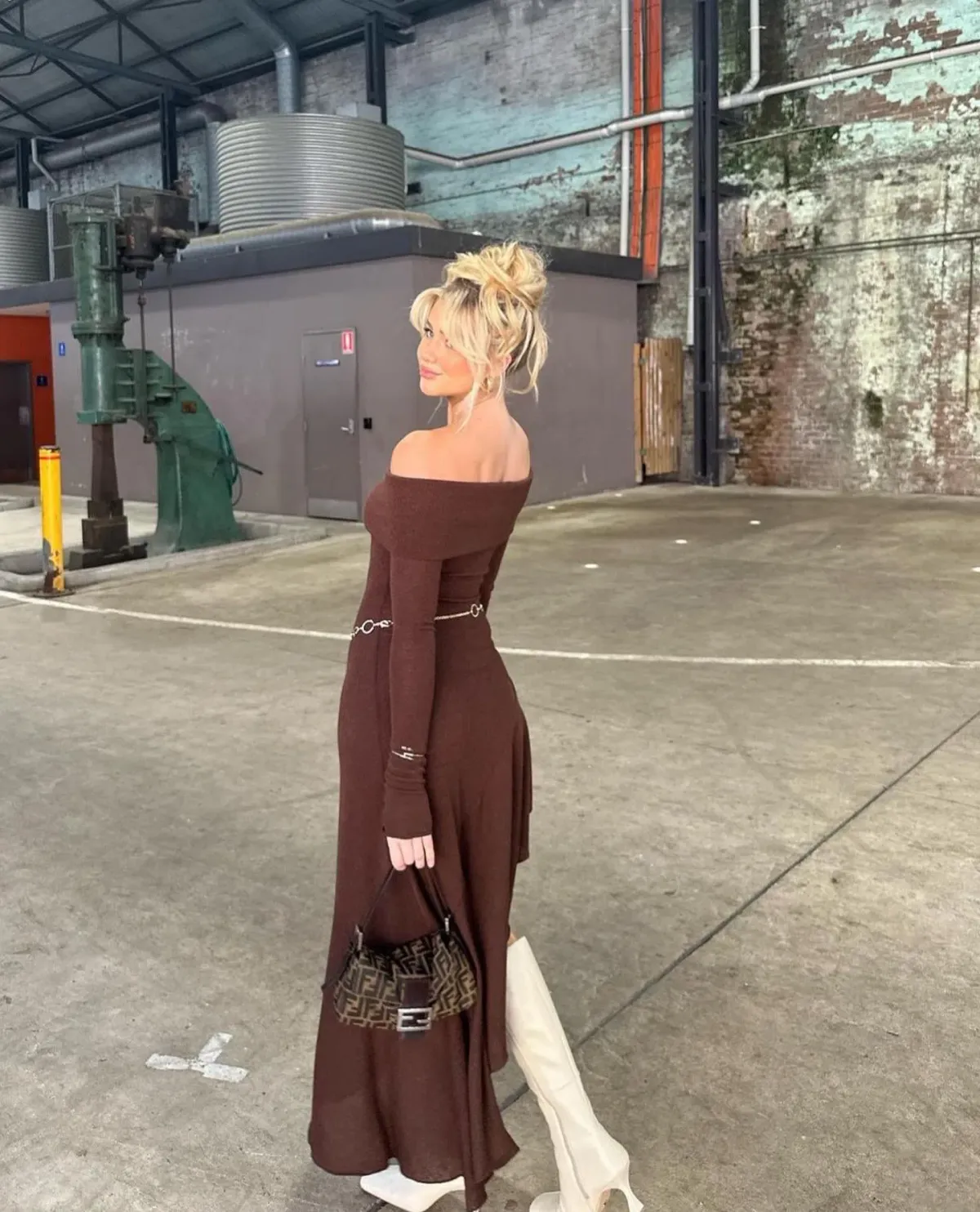 Arcina Ori Bella Dress Brown Size S / Au 8 - Image 3