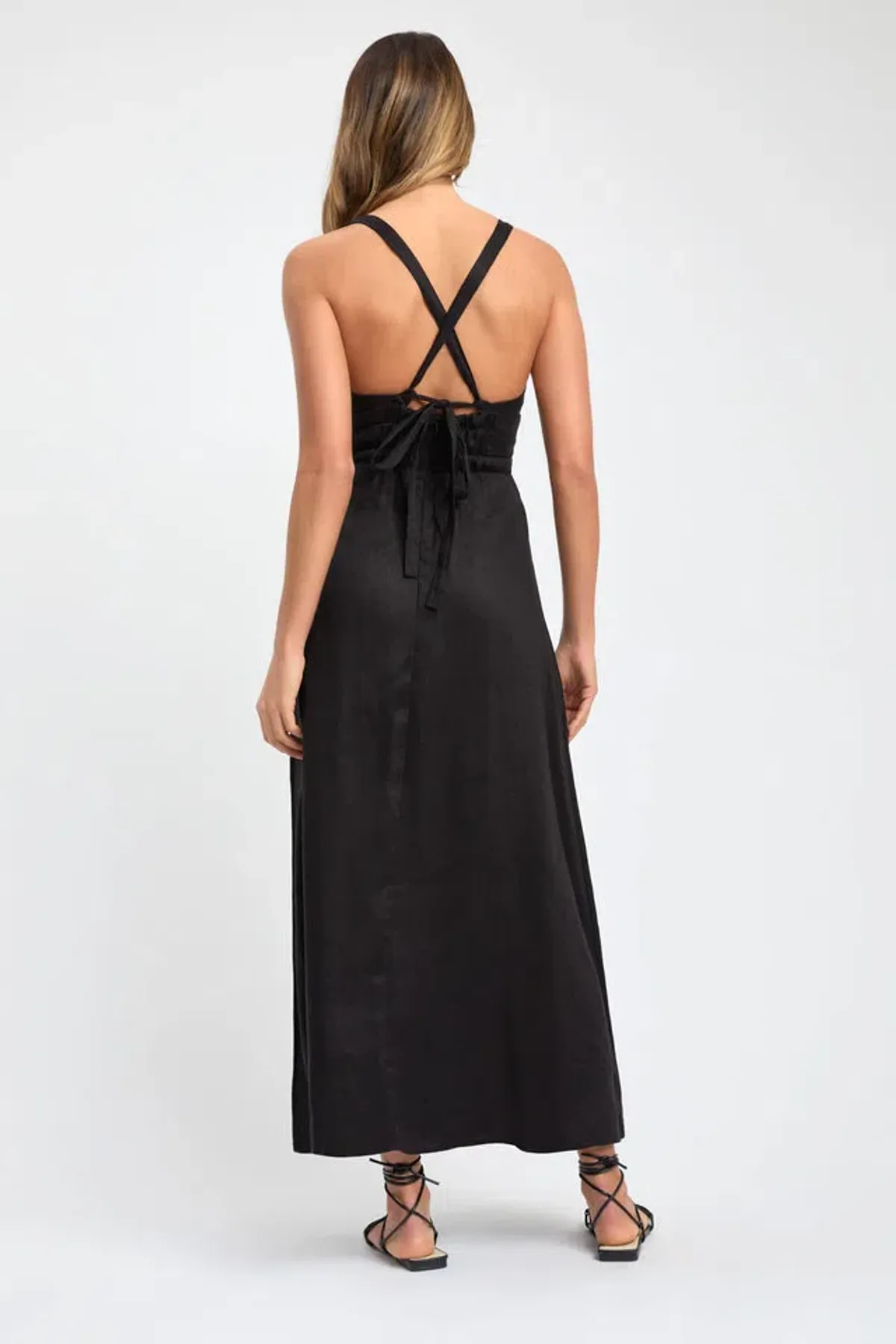 Kookai Tahiti Vee Dress Black Size 6 - Image 2