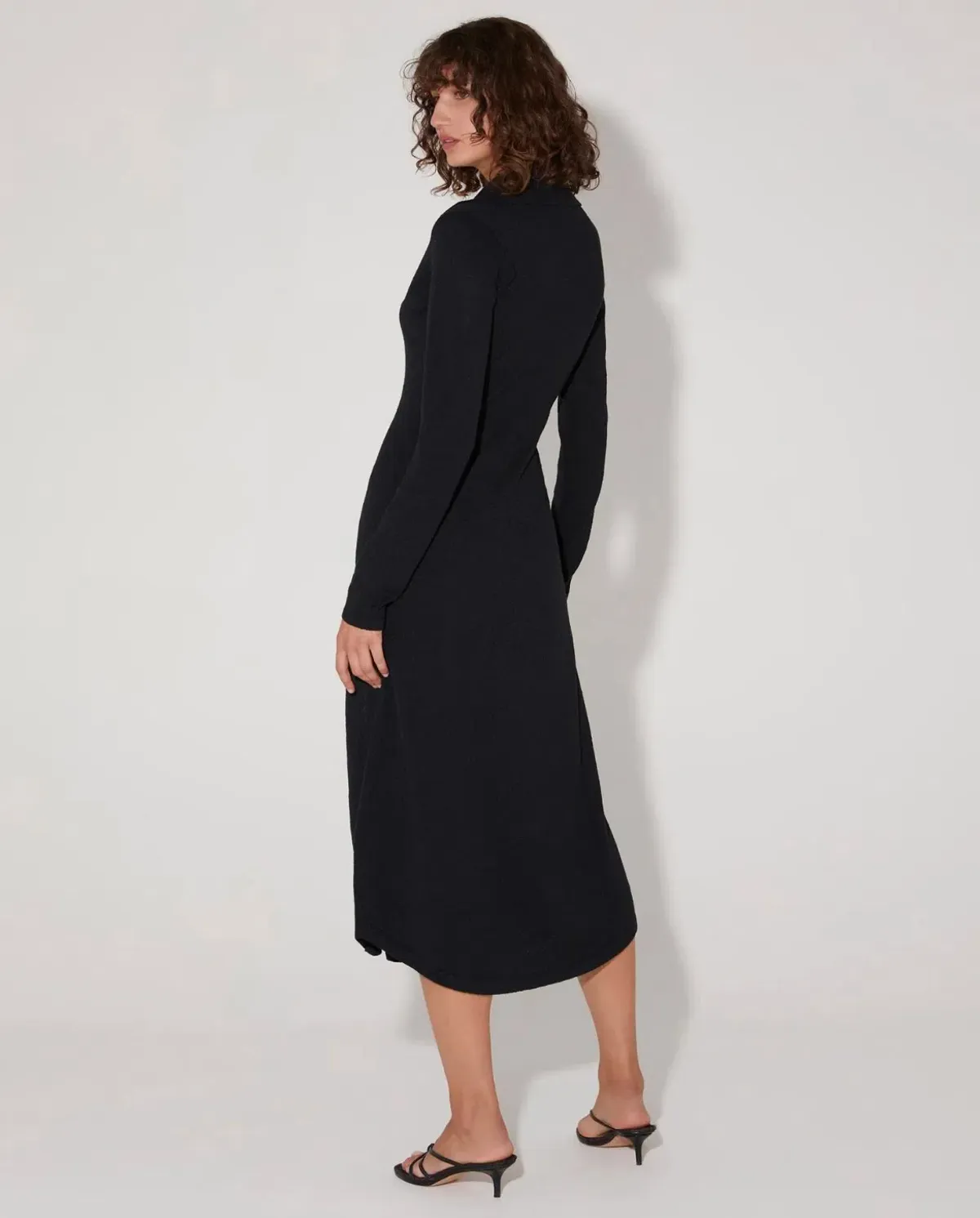 Hansen & Gretel Chandler Knit Midi Dress Black Size XS / Au 6 - Image 2