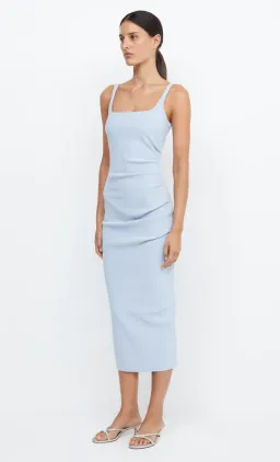 Bec & Bridge Be Mine Square Neck Dress Dusty Blue Size 10 for rent on The Volte - image 2