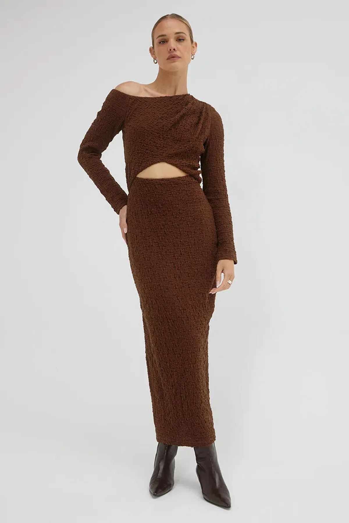 Sovere Overcast Dress In Carob Size 10 - Image 1