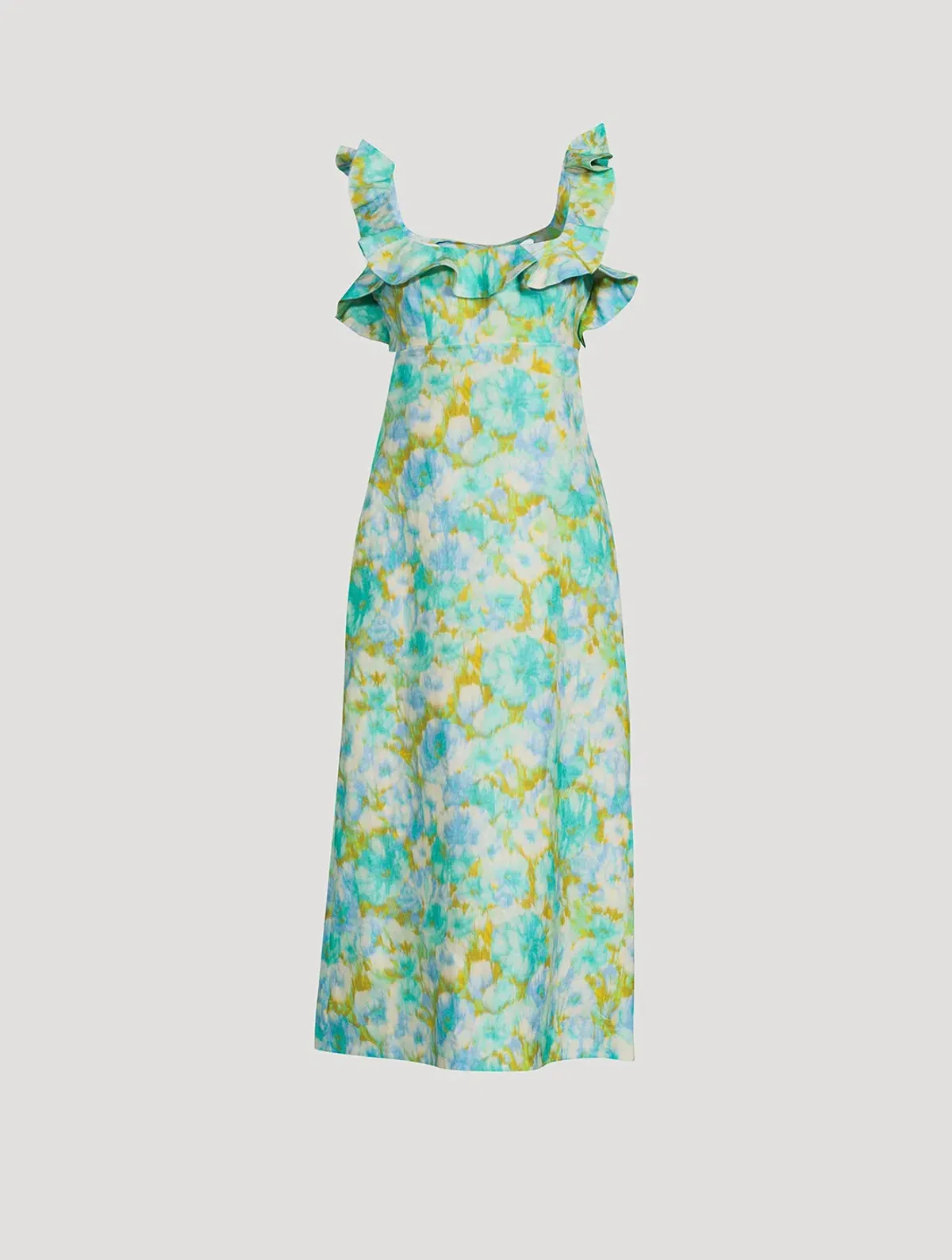 Zimmerman High Tide Frilled Midi Dress Floral Size 0/ Au 8 - Image 4