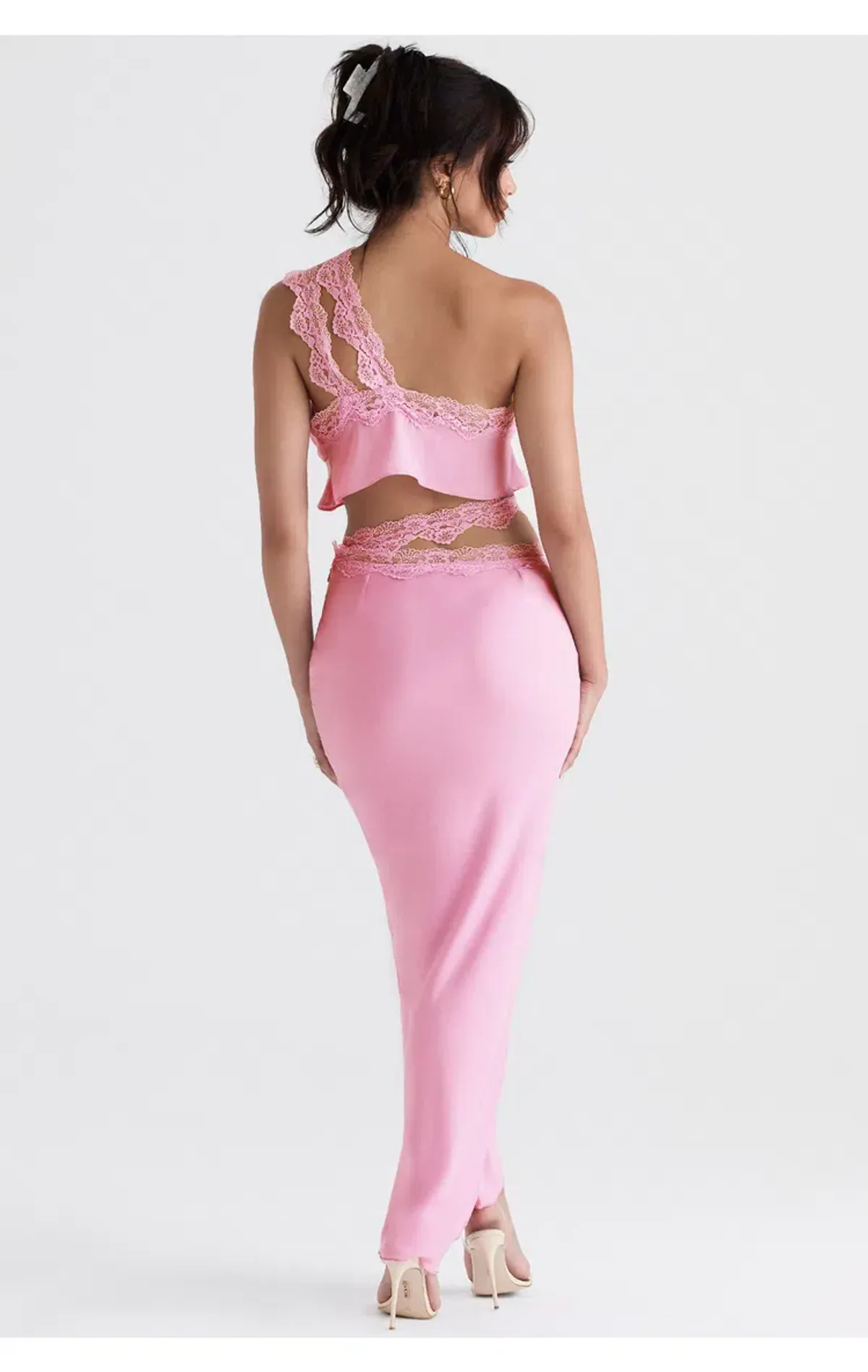 House of CB Lorena Top & Mathilda Skirt Set Pink Size L / Au 12 - Image 3