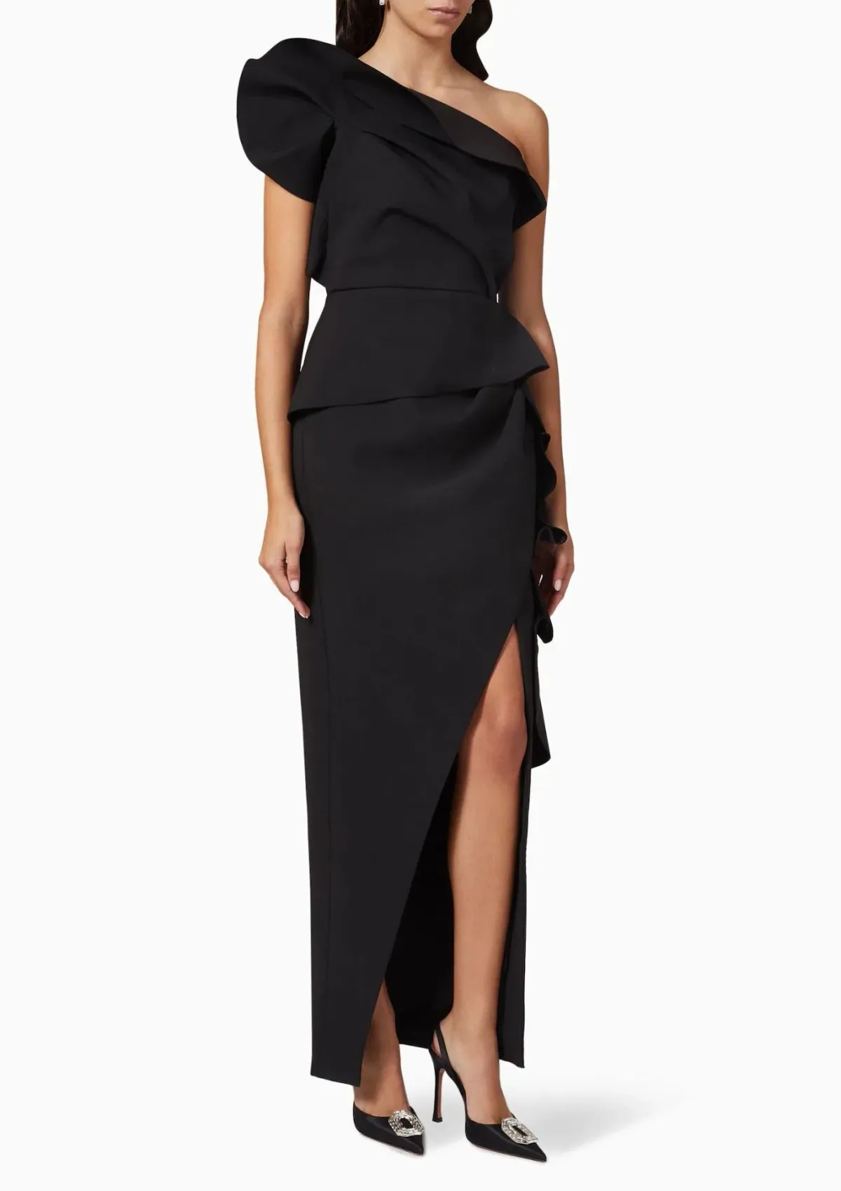 Rachel Gilbert Aurora Gown Black Size 3 / AU 12 - Image 1