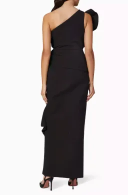 Rachel Gilbert Aurora Gown Black Size 3 / AU 12 for rent on The Volte - image 3
