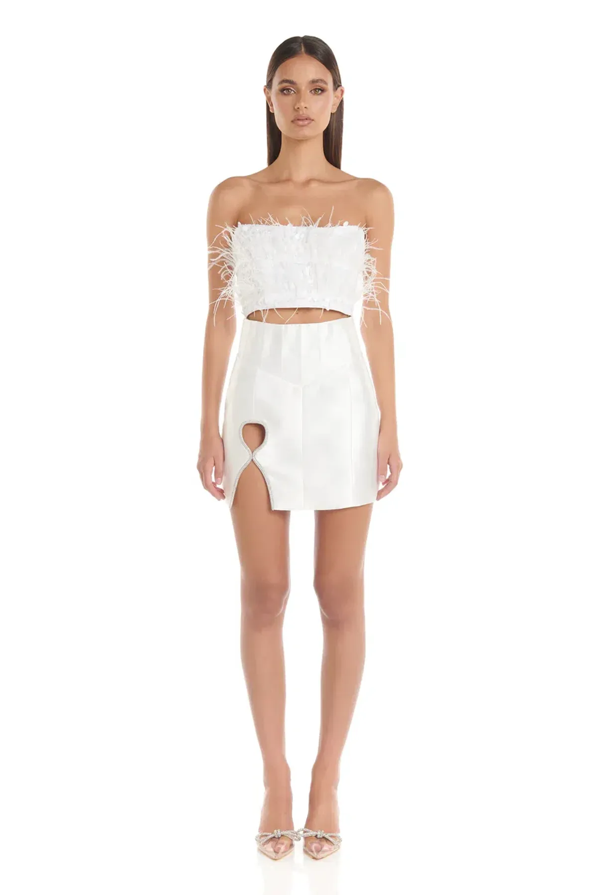 Eliya The Label Simone Skirt White Size 6  - Image 1