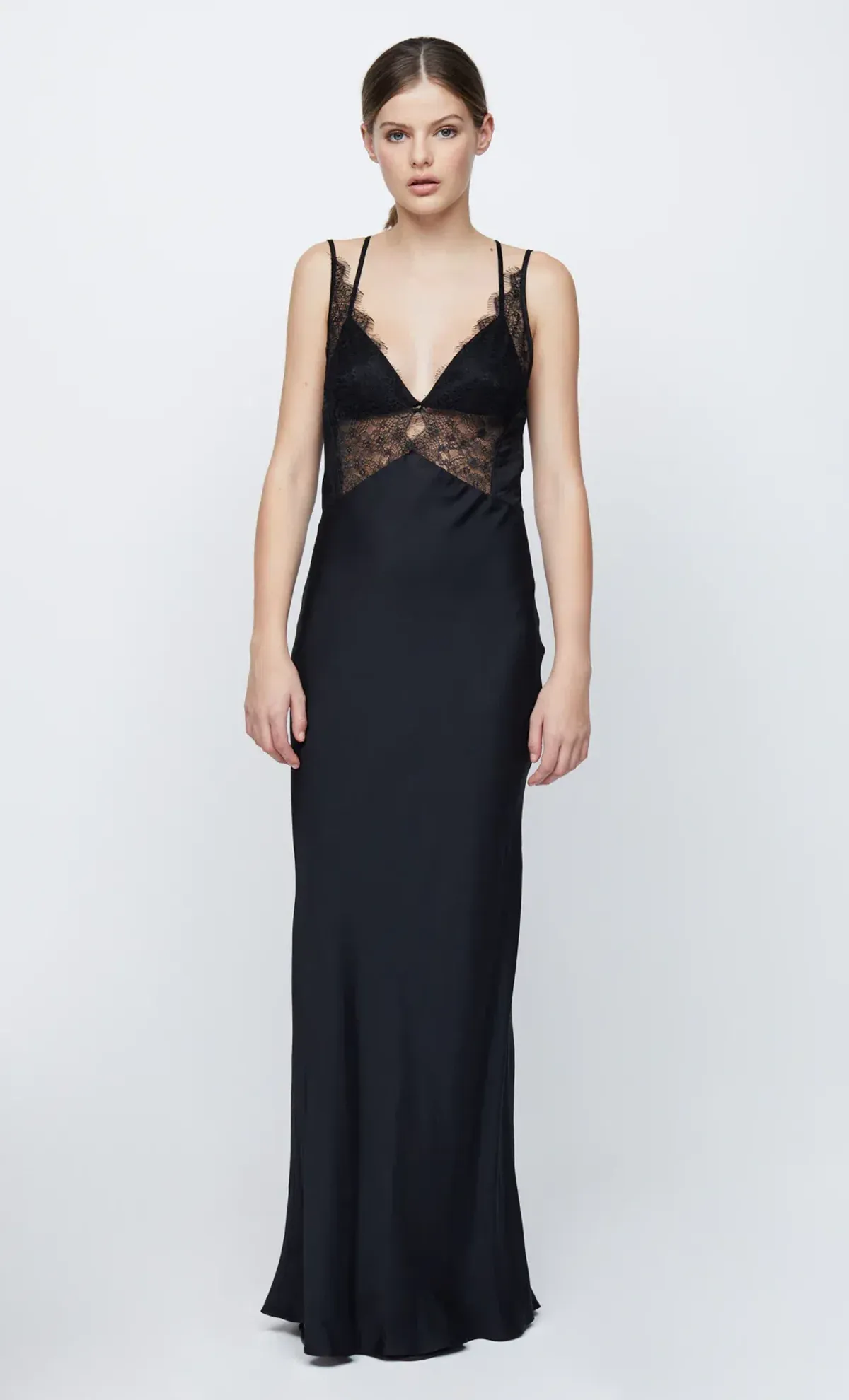Bec & Bridge Lucille Lace Maxi Dress Black Size 12 - Image 1