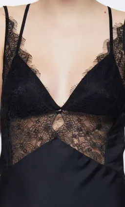 Bec & Bridge Lucille Lace Maxi Dress Black Size 12 for rent on The Volte - image 4