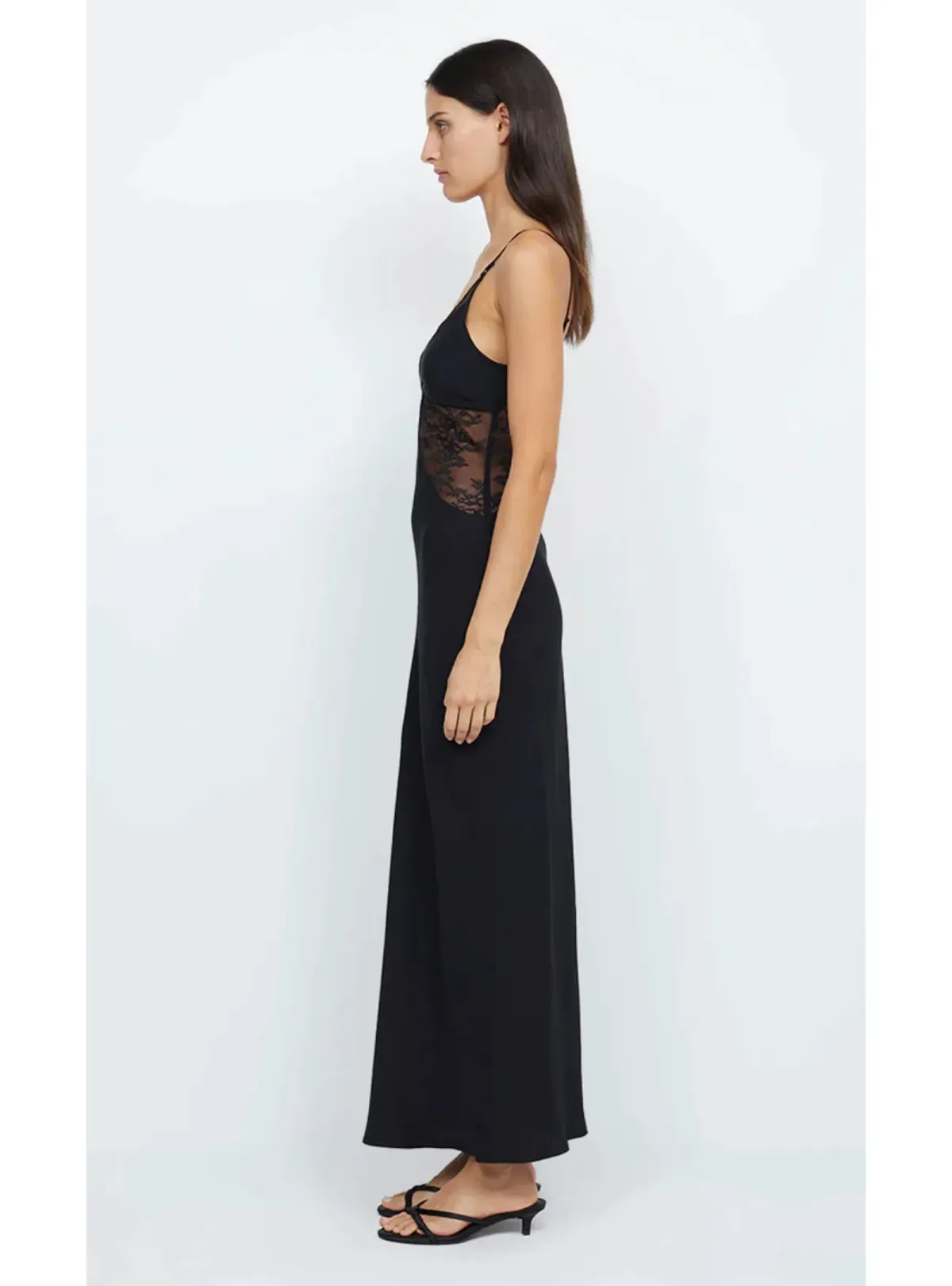 Bec & Bridge Nora Lace Maxi Dress Black Size AU 6 - Image 2