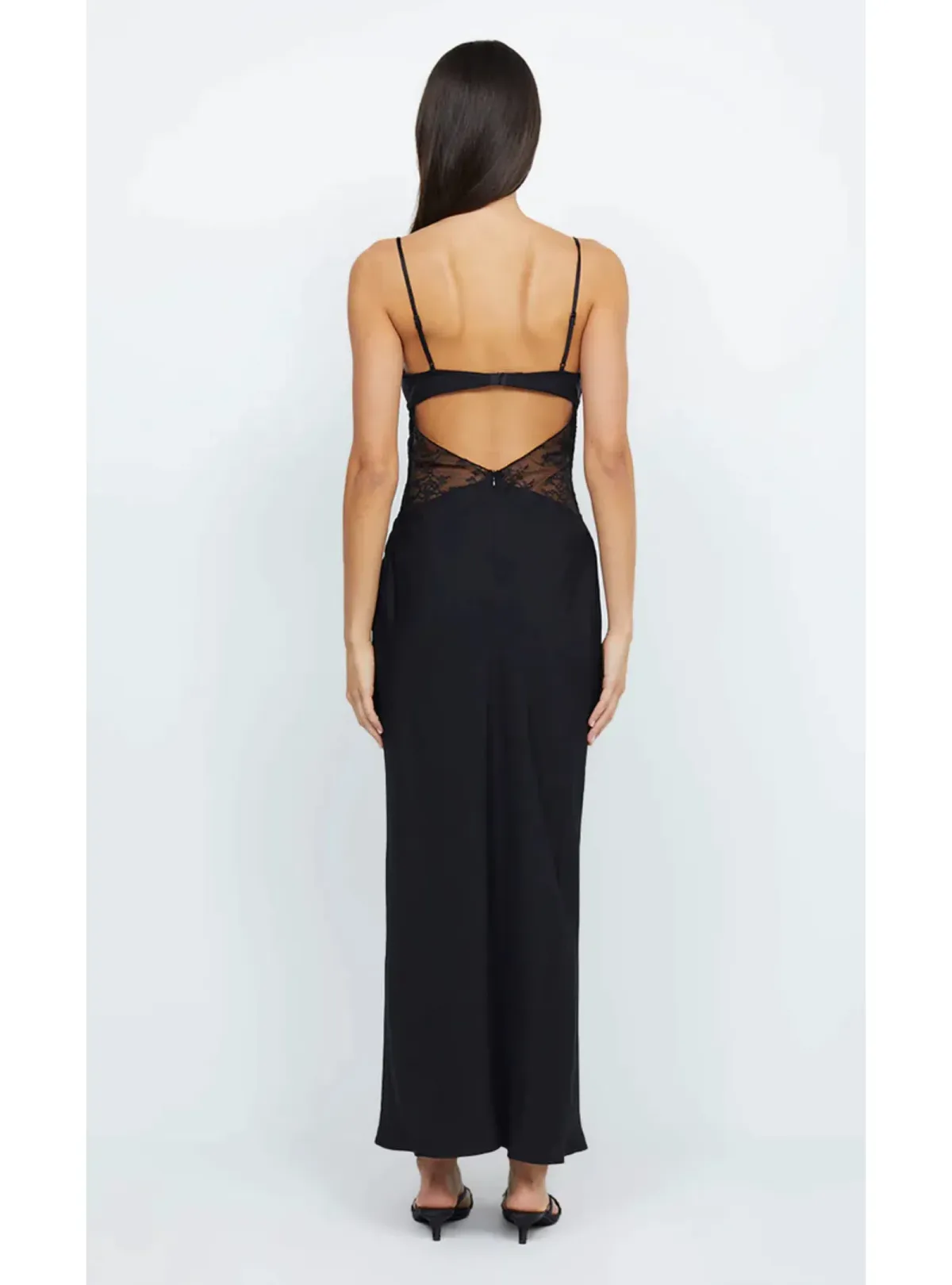 Bec & Bridge Nora Lace Maxi Dress Black Size AU 6 - Image 3
