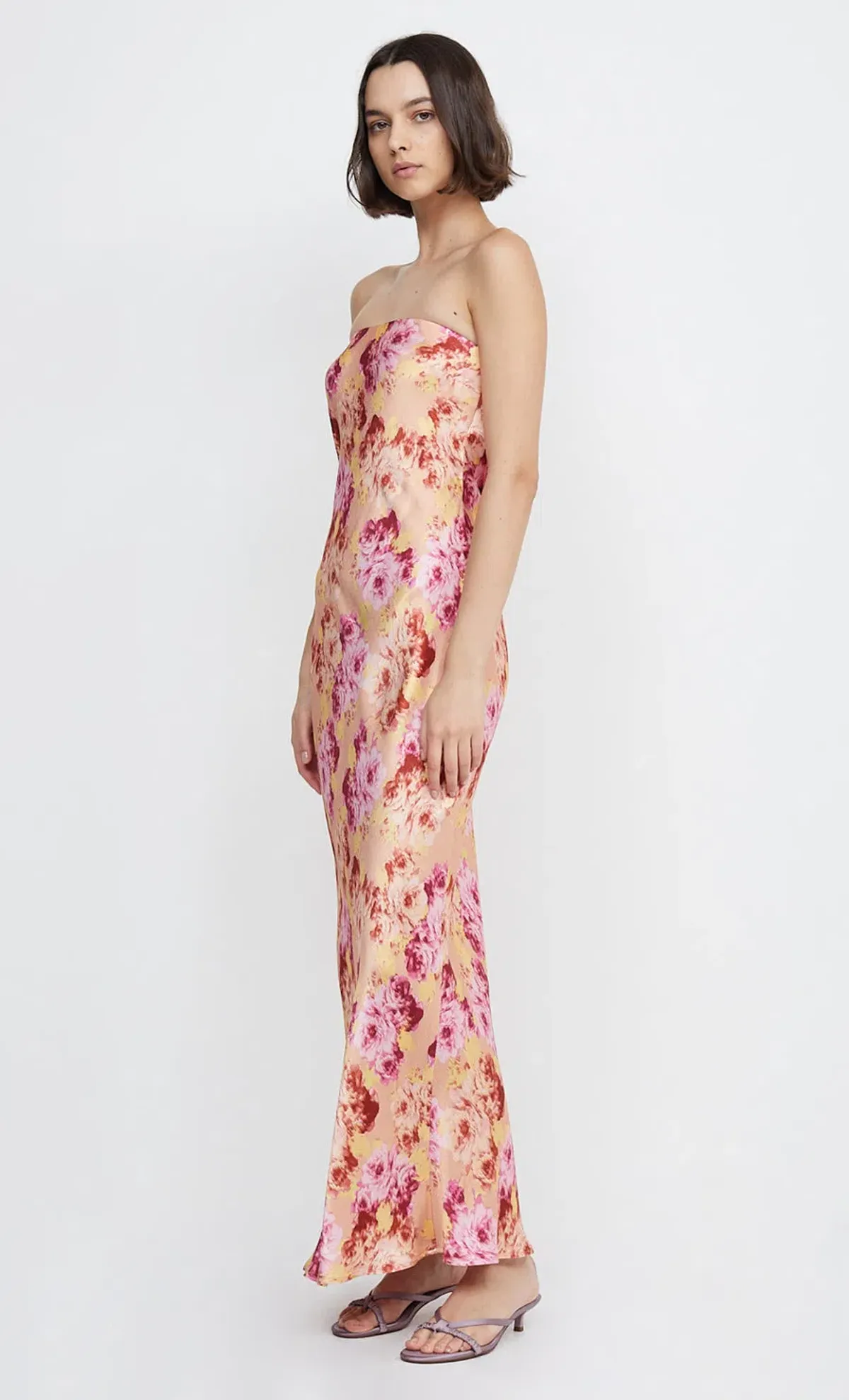 Bec & Bridge Moon Dance Strapless Dress Belle Floral Size 6 - Image 2