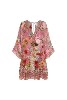Camilla Layered Frill Short Dress Floral Size XXS/ Au 4 for rent on The Volte - image 4