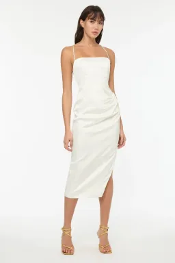 Manning Cartell Miami Heat Midi Backless Dress White Size 4 for rent on The Volte - image 1