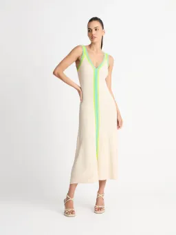 Sheike Elevation Knit Dress Ecru Size S / AU 8 for rent on The Volte - image 1