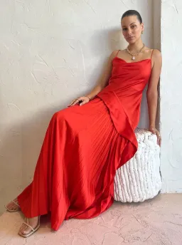 Acler OSullivan Dress in Scarlet Size 10 for rent on The Volte - image 4