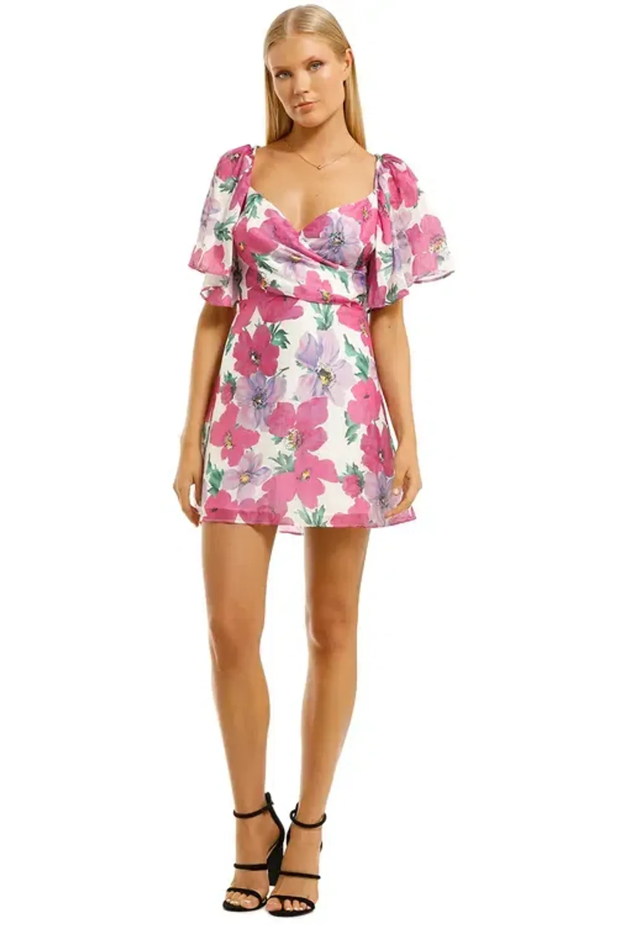 Talulah My Lover Mini Dress Poppy Paradise Multi Floral Print Size 10 - Image 1